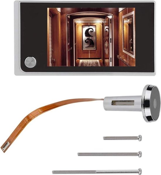 Digitale lcd-kijker 35-inch deurcamera en -monitor met 120 graden kijkgat - Visuele fotobewaking - Elektronische Cat Eye-camera - Deurtoegangsmonitor — afbeelding 2