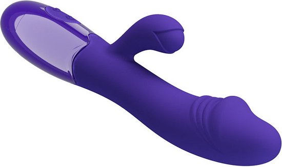 Pretty Love Rabbit Vibrator - G-spot en clitorale stimulatie - Paars | bol