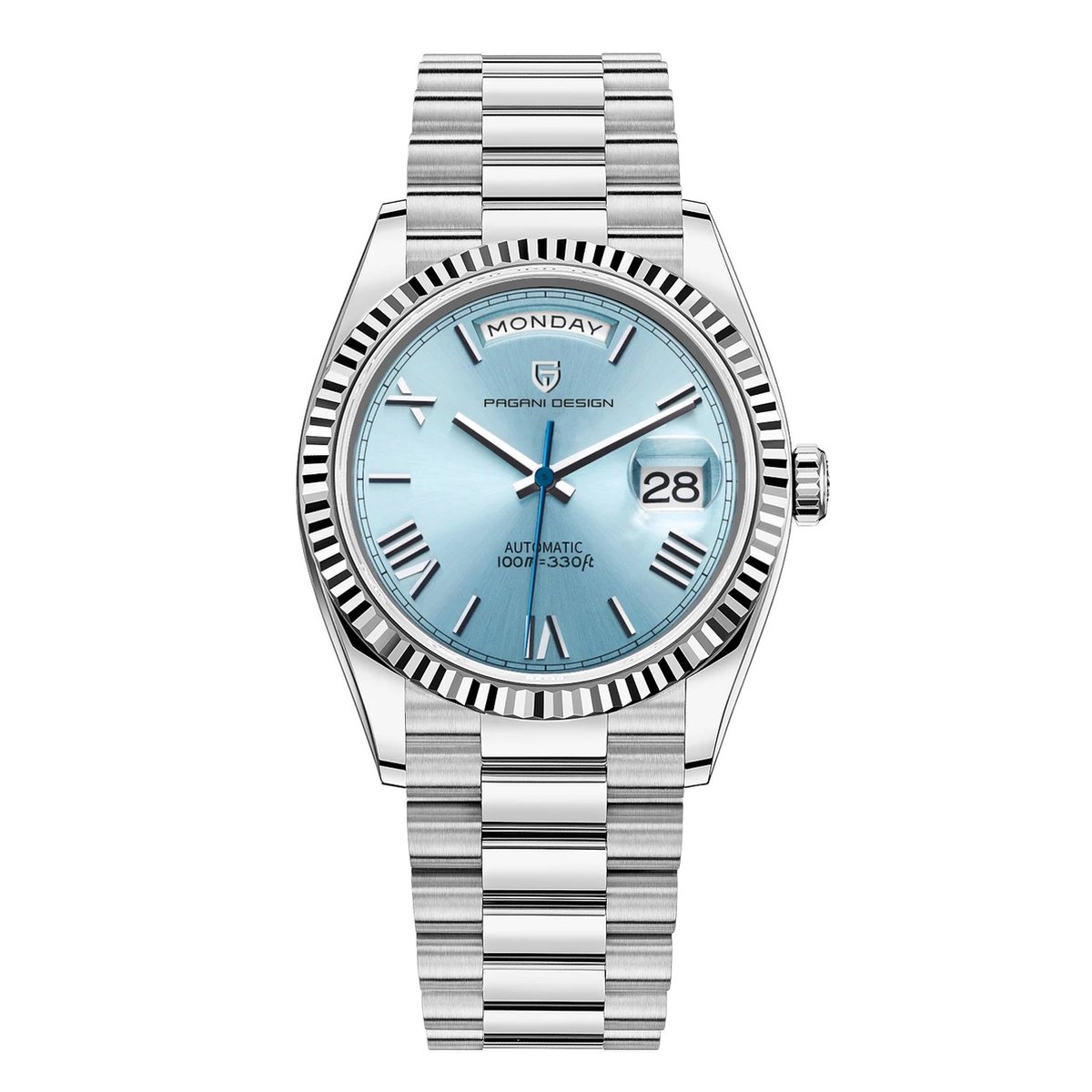 ItsIn® - Horloge - Heren Horloge - Luxe Automatische Horloge - AR Saffier Glas - krasbestendig en anti-reflecterend - Horloges - Accesoires - Sieraden - Luxe - Pols Horloge - Heren