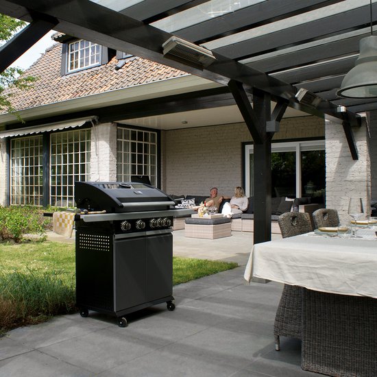 Patton Patio Pro Chef 4+ -burner "Frozen Grey" - Outdoorkitchen - Mat grijs van Patton — afbeelding 3