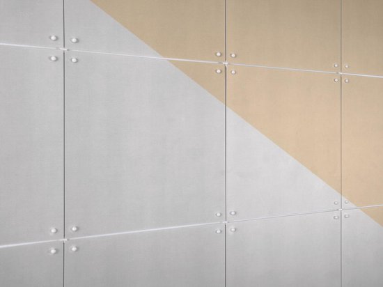 IXXI Color blocking - Gris Beige, Allon Dery - 80 x 100 cm - Support d'accrochage gratuit - Grande Décoration murale et posters - Graphisme, Abstrait,