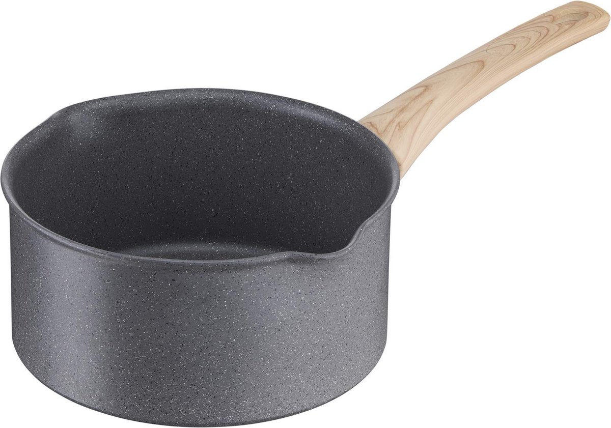 TEFAL G2662902 NATURAL FORCE 18 cm / 2.1 L steelpan, Mineralia + antiaanbaklaag, alle kookplaten inclusief inductie