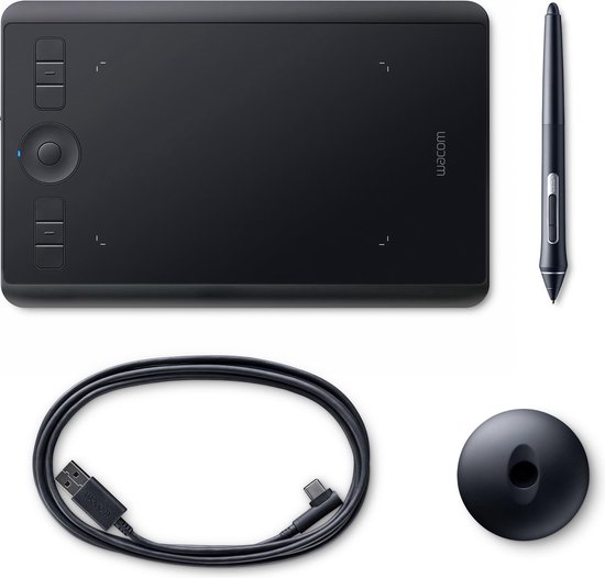 Wacom Intuos Pro S - Tekentablet - 157 x 98 mm - Zwart