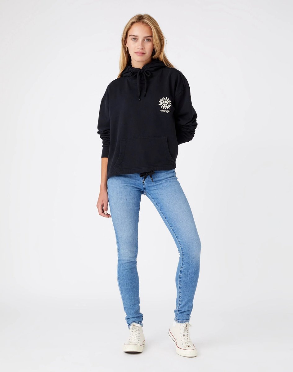 Wrangler HIGH RISE SKINNY RIVER W31 X L34 Blauw