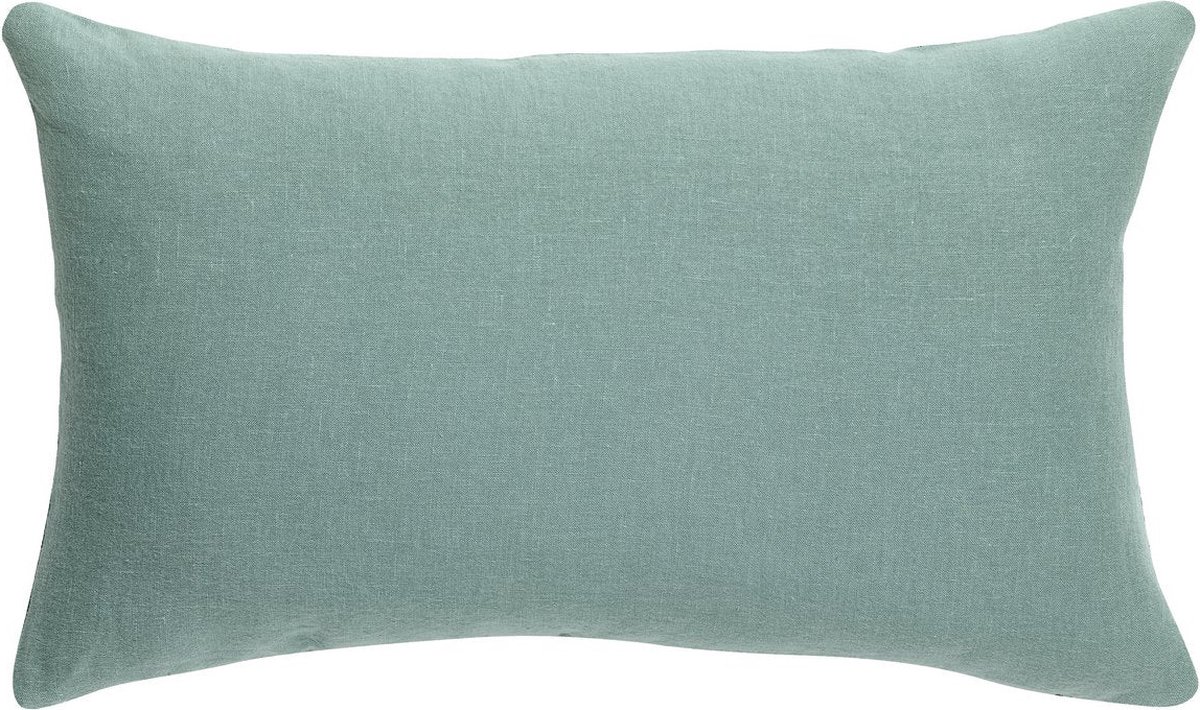 Vivaraise Effen kussen Zeff Verdigris 40 x 65 Grijs