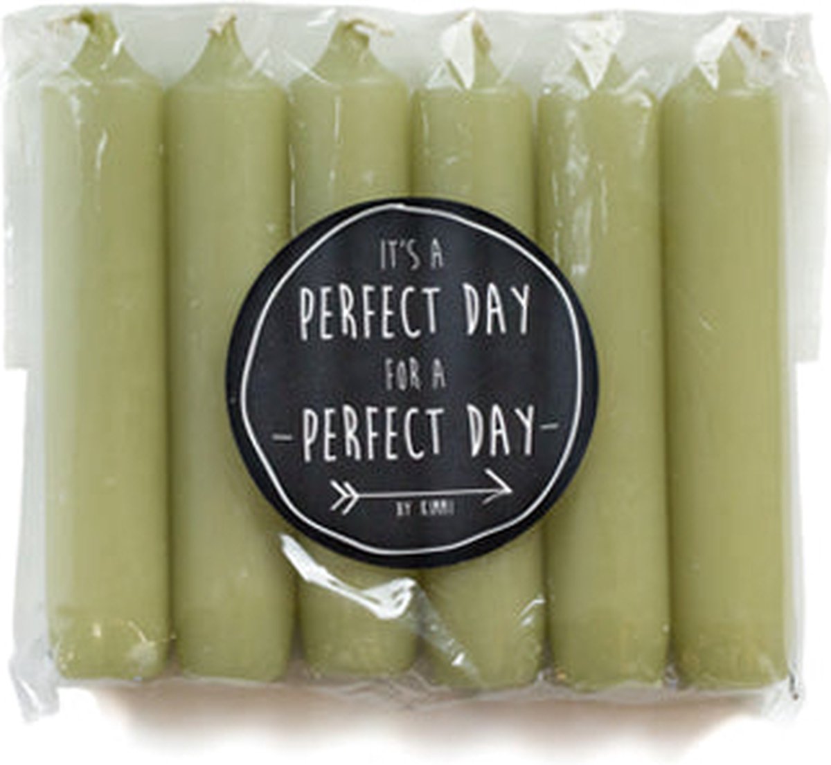 Giftset dinerkaarsen 'Rustik Lys' (Pear, Set van 6)