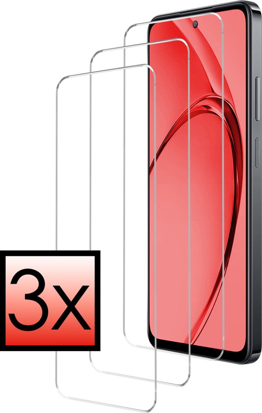 Anoowkoa Screenprotector Set Voor OPPO A80 5G - 3 Stuks Gehard Glas, Eenvoudige Installatie, 9H Hardheid