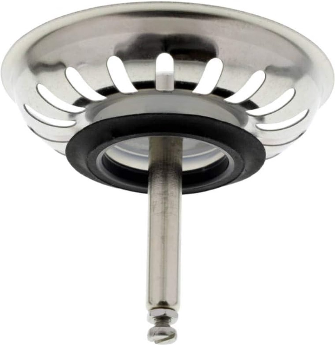 Goedkoopste Goodivery ® Hoogwaardig Siebkörbje voor Afvoer en Overloop met 18 Schlitzen en Transparante Draagplaat