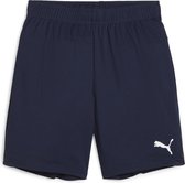 Shorts PUMA teamGOAL Jr Pantalon de sport unisexe - PUMA Navy- PUMA White
