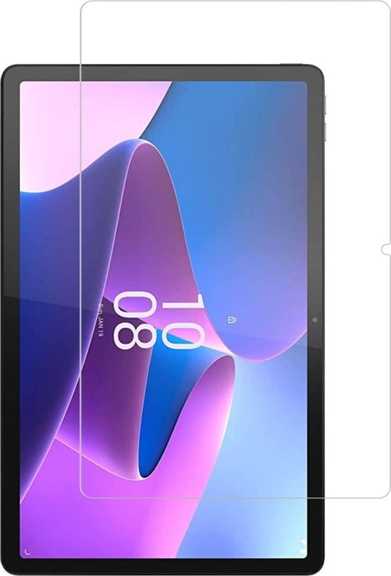 Case2go - Tablet Screenprotector geschikt voor Samsung Galaxy Tab A8 (2021 & 2022) - 10.5 Inch - Tempered Glass - Case Friendly - Transparant