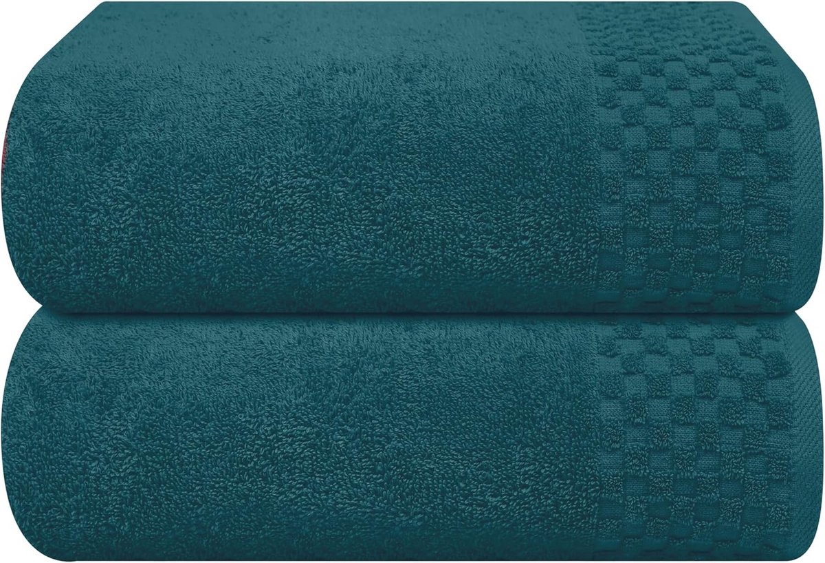 Goodivery ® Extra Grote Luxe Handdoekenset van Zacht Katoen in Trendy Kleur voor Optimale Absorptie