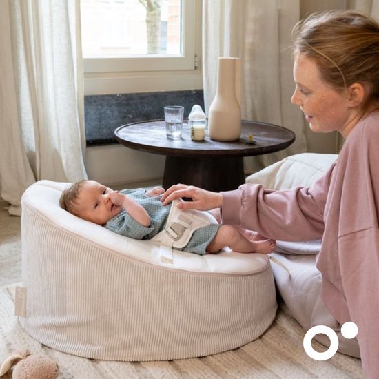 Doomoo Seat'n Grow - De Comfortabele en Evoluerende Zitzak voor Je Baby - Van Geboorte tot 25 kg - Oeko-tex microbeads Sand van Merkloos — afbeelding 2