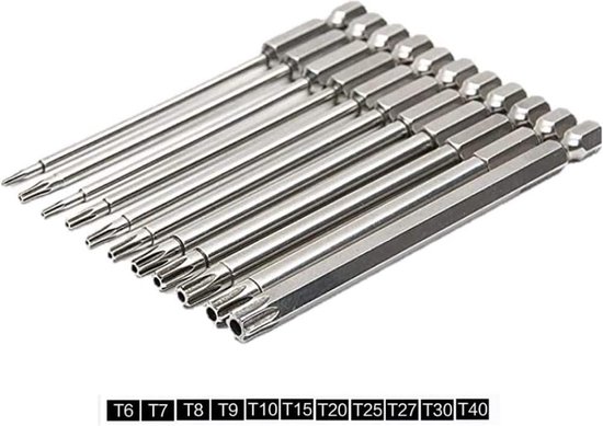 Bosch Professional 6-delige Torx schroevendraaierset (Torx 1.600.A01