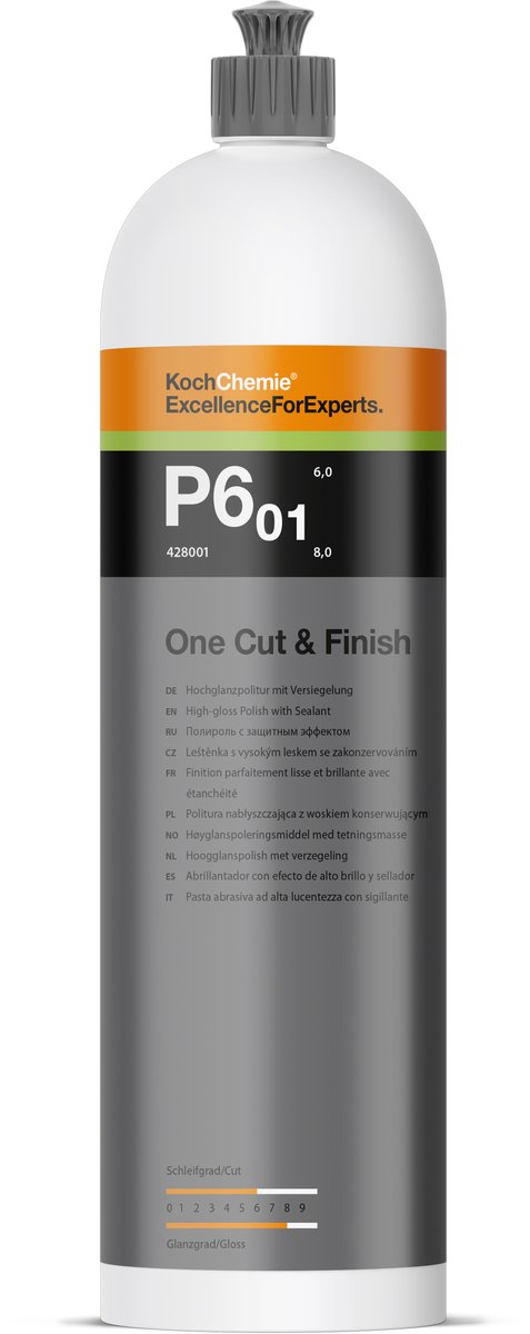 Koch Chemie P6.01 One Cut & Finish | Polish + Sealant - 1000 ml