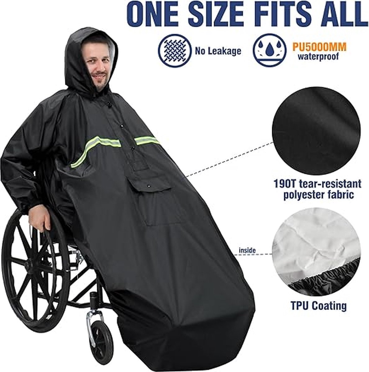 Goedkoopste rolstoelhoes, dikke warme rolstoel fleece wikkeldeken accessoires voor de oudere patient
