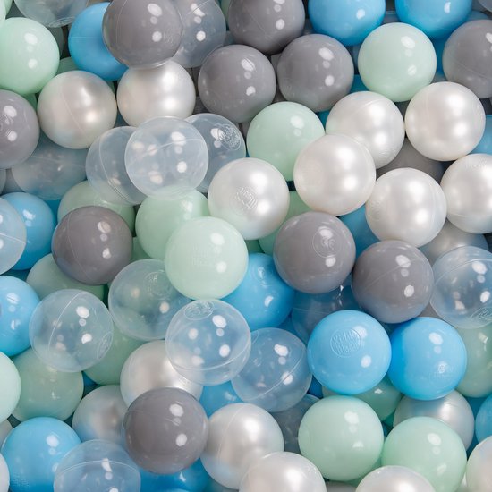 KiddyMoon Schuimspeelplaats Met Rond Ballenbad (100