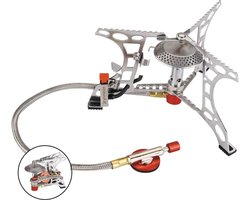 Windscherm camping Campingkooktoestel gasfornuis opvouwbaar gasfornuis - piëzo-ontsteking - 3200 W - windbescherming gasbrander - camping trekking. windscherm camping