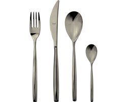 Mepra Bestekset Stoccolma Iced - Gematteerd - RVS - 24-delig / 6 personen