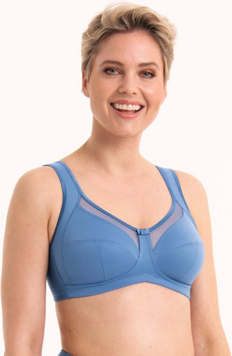 Anita Comfort Clara Comfort Bh zonder Beugel 5459 Blue Heaven - maat EU 75B / FR Blauw