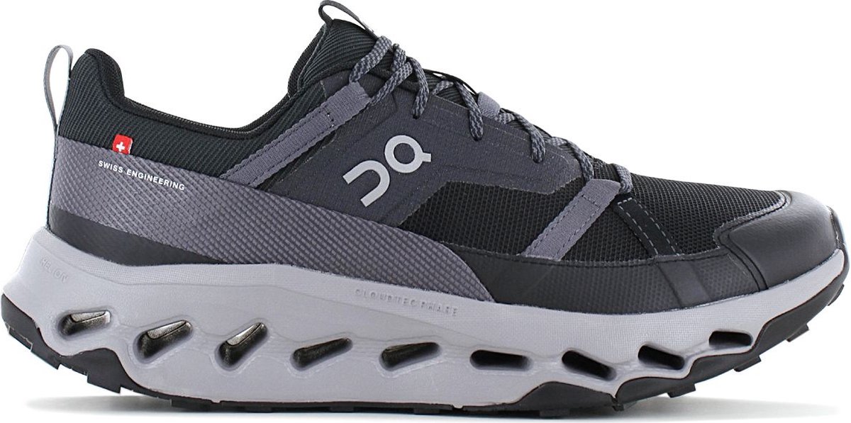 ON Cloudhorizon Wandelschoen Heren synthetische lage wandelschoenen /Alloy Zwart