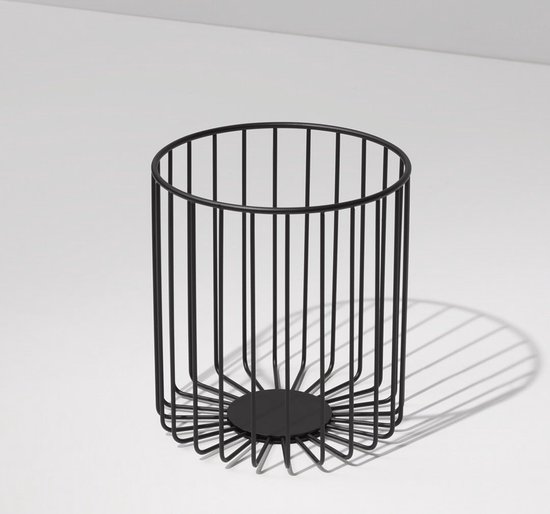 Afvalkorf - DW 220, mat zwart.