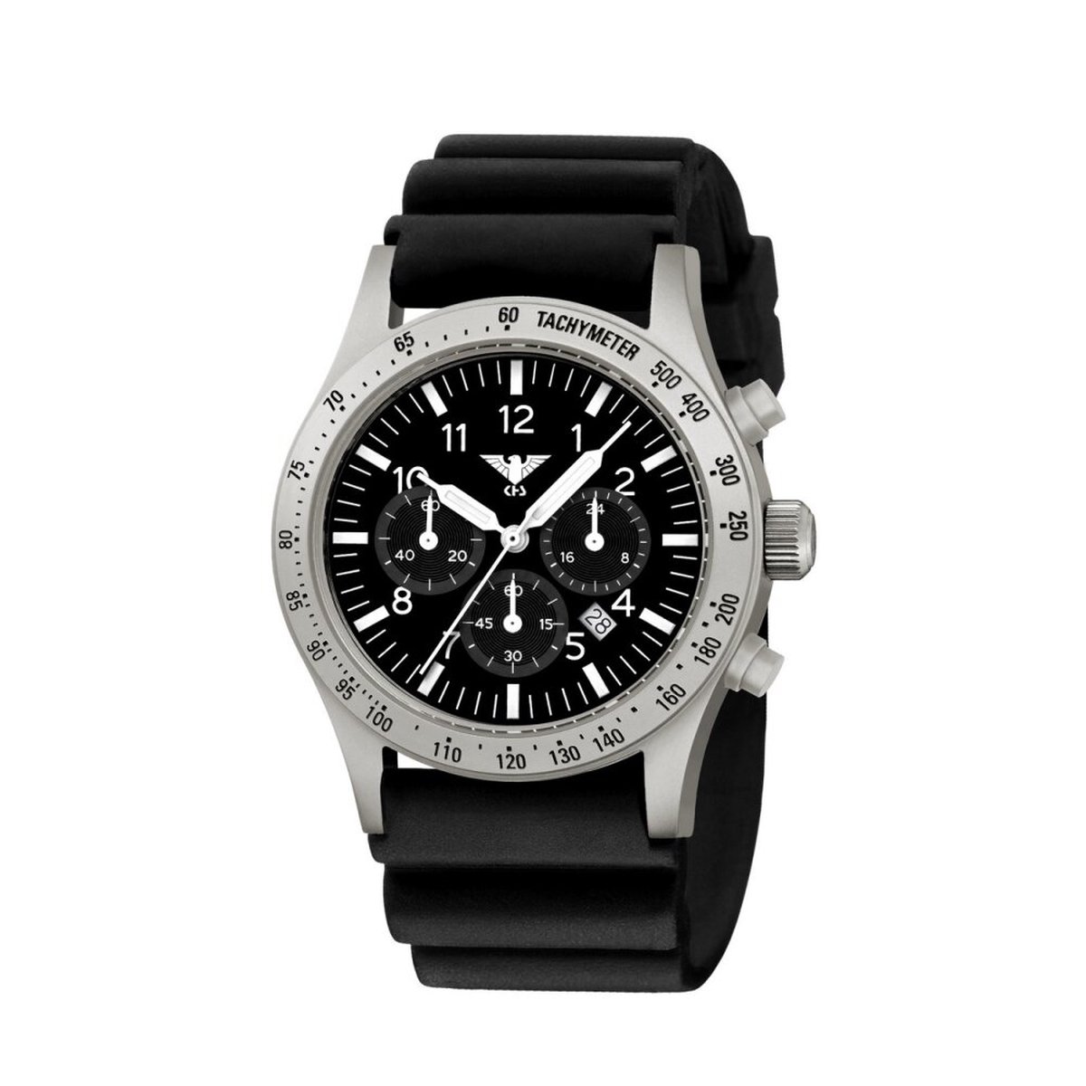 KHS - KHS.PLASSC.DB - Polshorloge - Heren - Solar - PLATOON Steel Solar Chronograph