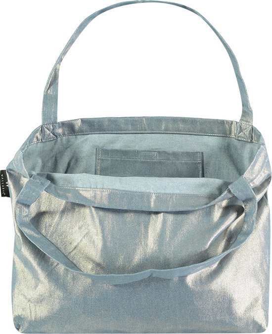 Wallabag Metallic Denim Gold Blue van WALLABAG — afbeelding 2
