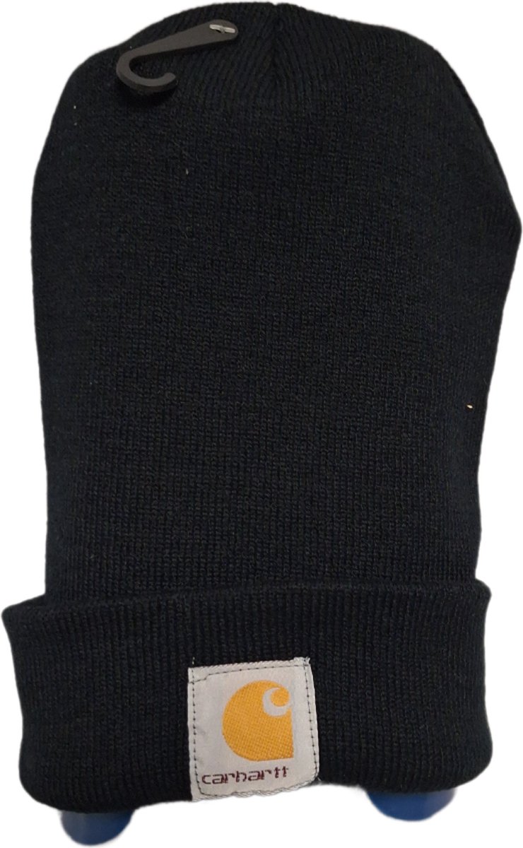 CAR HARTT- BEANIE- ACRYLIC Zwart