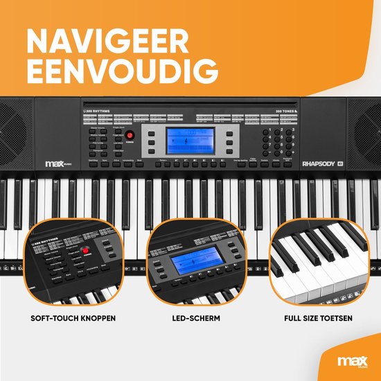 KOMFOTTEU Opvouwbare Digitale Piano 61 Toetsen - Roze Keyboard Met Hoofdtelefoon, Pedaal & Tas