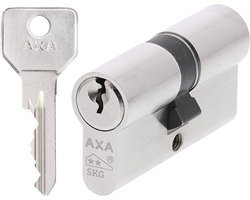 AXA Dubbel Cilinderslot - 30/30 mm - Security - Veiligheidscilinder Vernikkeld - SKG** - incl. 3 sleutels