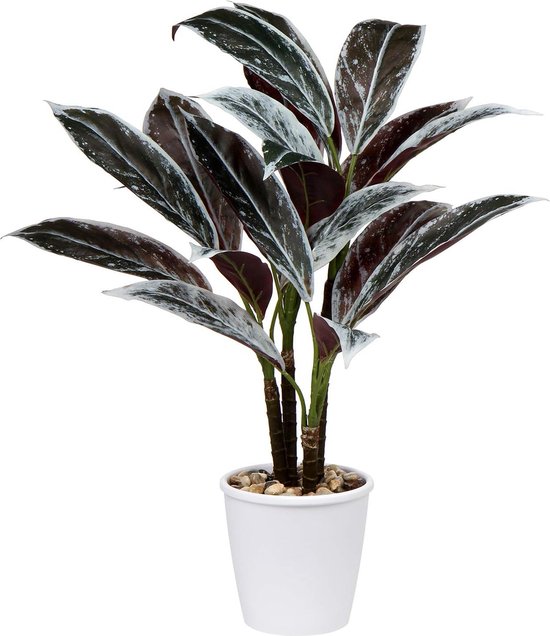 Spetebo Kunstplant bamboe in bloempot, 115 cm, decoratieve plant, kamerplant, kunstboom