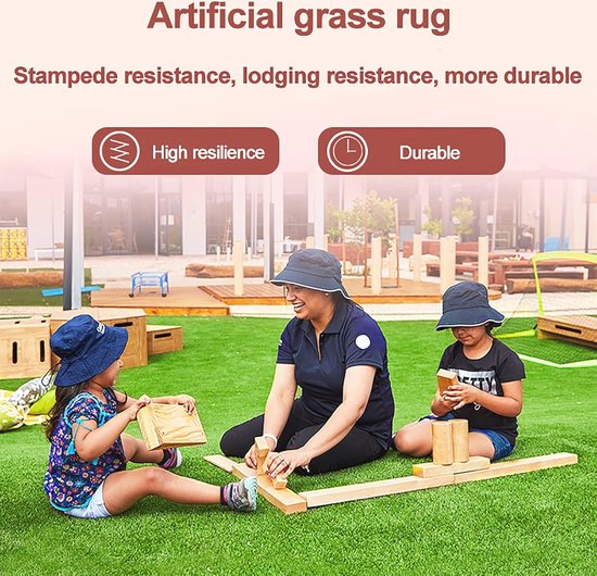 Synthetisch kunstgras gras, buiten anti-afstotend nep gras gras mat, snijbare doe-het-zelf balkon keuken achtertuin synthetisch gazon tapijt, 2 cm dik
