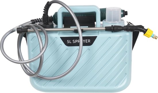 Elektrische Drukspuit 5 Liter - Baterij Aangedreven Tuinsproeier met Verstelbare Sproeistang en USB Oplaadpoort — afbeelding 5