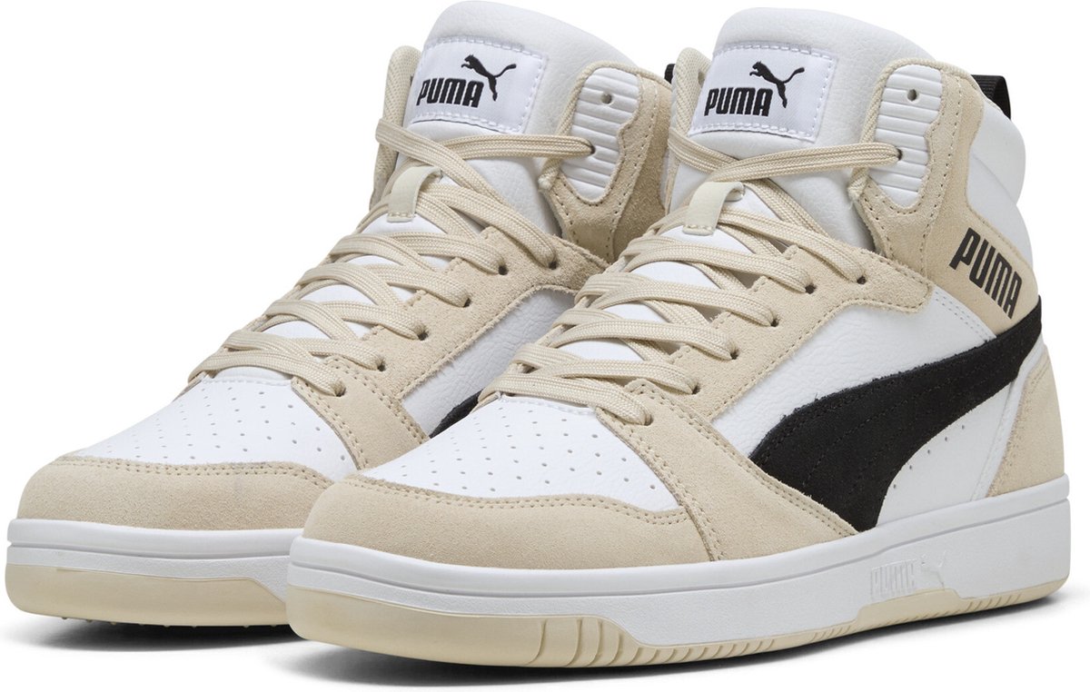 PUMA Rebound v6 SD Unisex Sneakers Alpine Snow-PUMA -PUMA Zwart