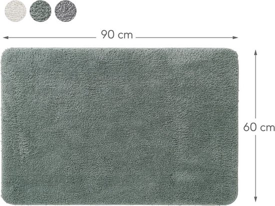 Sealskin Cosima - Badmat 60x90 cm - 100% Polyester recyclé - Vert