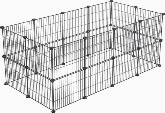 Konijnenkooi Dierenbox, Caviaren, Kleine Dieren C&C Kooi, voor Cavia's, Konijnen, Hamsters, Chinchilla's en Egels(70 * 35 * 49cm