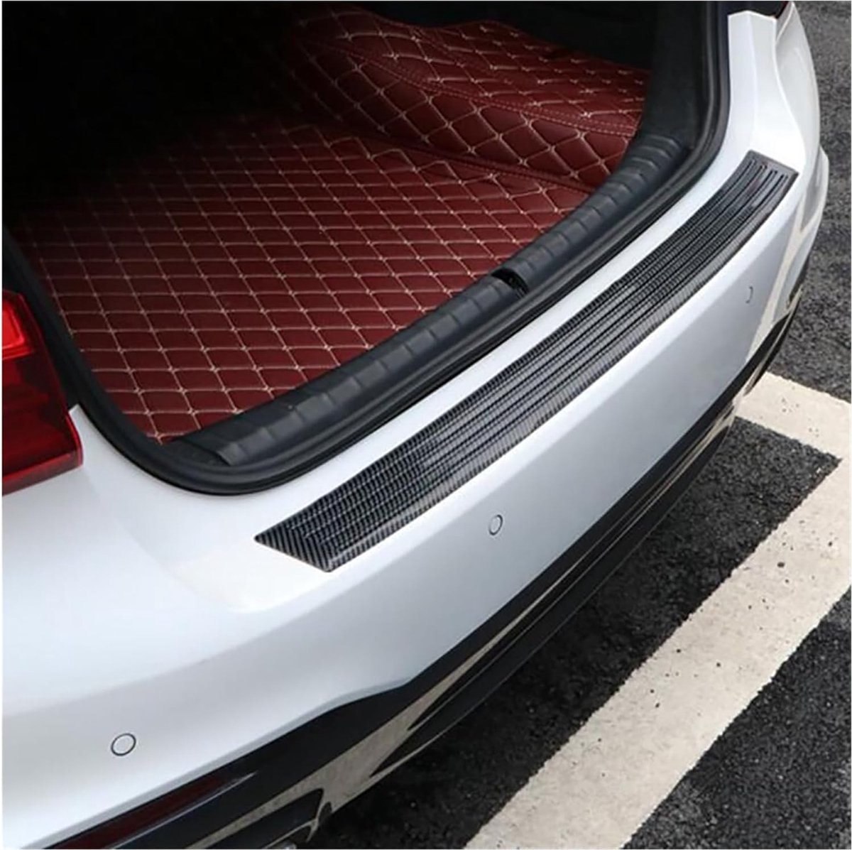RVS Bumper beschermer passend voor Ford Mondeo V Wagon 2014- 'Ribs' voor o.a. FORD
