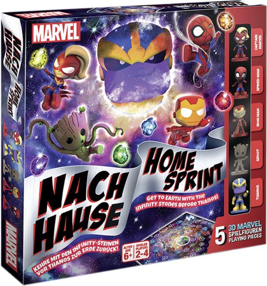 Marvel Home Sprint Board Game