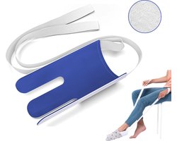 Zorghelden® Sokaantrekker - Extra zacht materiaal - Sokaantrekker hulpmiddel - Aantrekhulp sokken - Sok aantrekhulp - Easy slide aantrekhulp