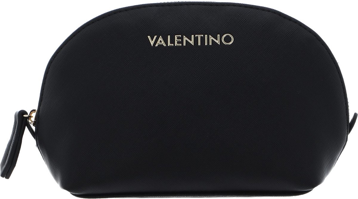 VALENTINO Toilettas Zero Re Soft Cosmetic Case Nero Zwart