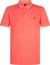 Petrol Industries Heren Polo Shirt - Korte Mouw - Katoen - Herenkleding - Rood - Maat L