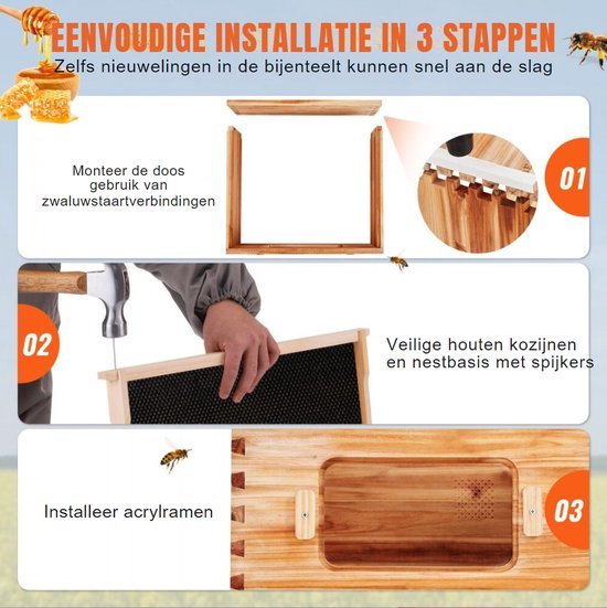 Bijenwas versierstrips breed 18 stuks