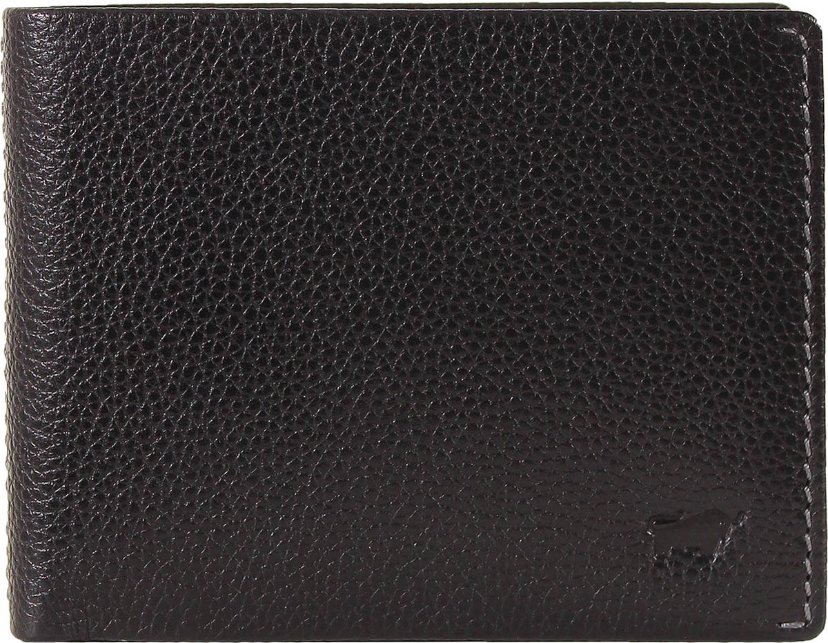 Braun Büffel Prato Portemonnee RFID Leer 12 cm - Jongens - Horizontaal - schwarz