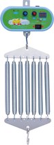 Mercadome® Baby hangmat - Hangwieg - Swingfunctie & verstelbare timer - Comfortabel & Veilig - Groen/wit - tot 18 KG