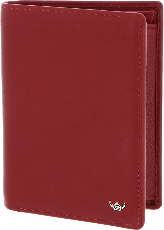 Golden Head Geldbörse Zpped Bllfold Con Wallet, aus echtem Leder