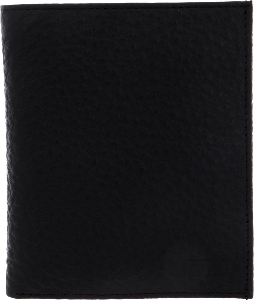 JOST Leren Portemonnee Kopenhagen High Wallet Black Zwart