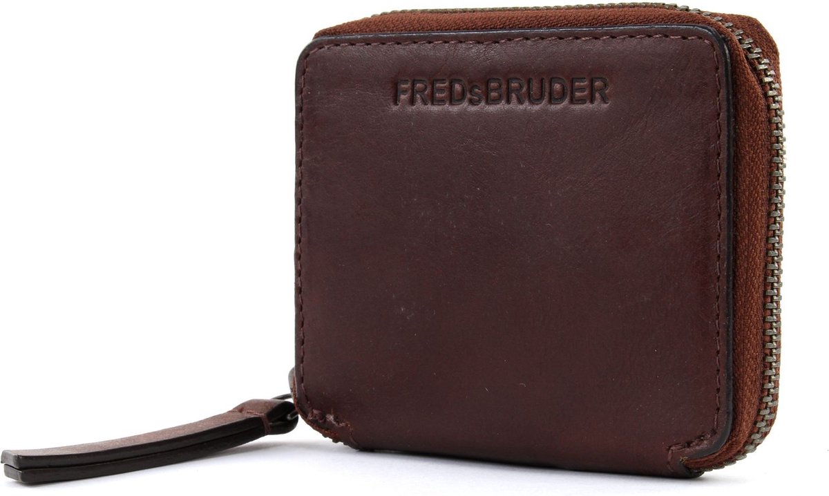 FREDsBRUDER Leren Portemonnee College VT Tozzer Mini Cognac Bruine