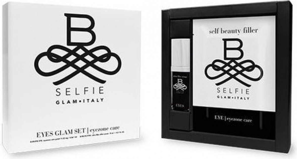 Goedkoopste B-Selfie Eyes Glam Set - Eye Zone Care - Hyaluronic Microneedle Patches 4pc & Eyes Ultra Fillers Serum 15ml