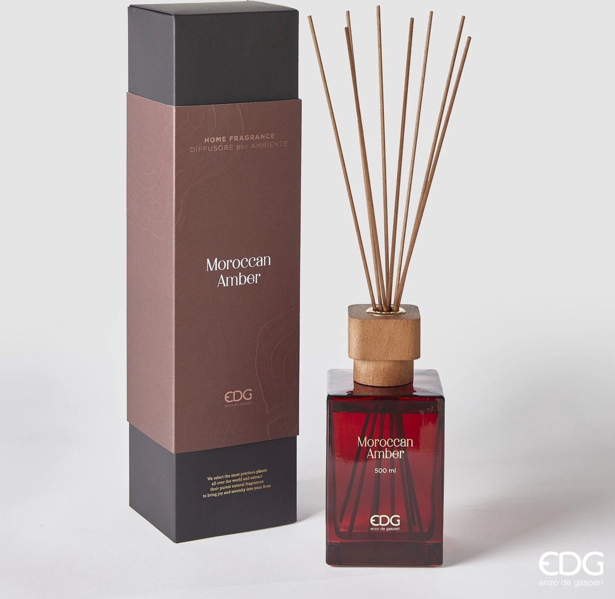 EDG Enzo De Gasperi Maroccan Amber geurstokjes - diffuser 500ml