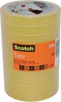 Scotch® Transparante Tape, Toren, 15 mm x 66 m, 10 Rollen/Toren